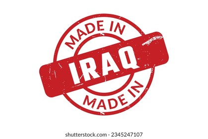 Made In Iraq Rubber Stamp