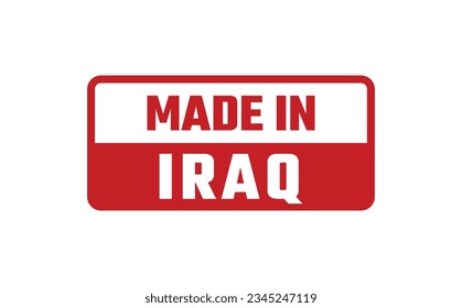 Made in Iraq Rubber Stamp
