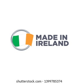 MADE IN IRELAND EMBLEM BADGE