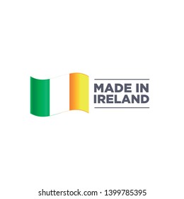 MADE IN IRELAND EMBLEM BADGE