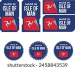 Made in Isle of man. Isle of man flag, Tag, Seal, Stamp, Flag, Icon vector