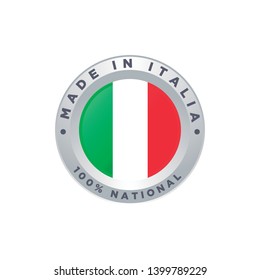 MADE IN ITALIA EMBLEM BADGE
