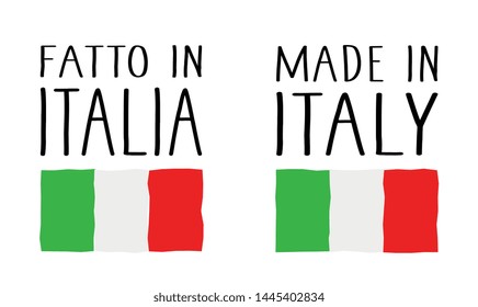 Made in Italy, Fatto in Italia:  2 labels of "Italian quality"