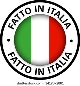 made in italy flag icon