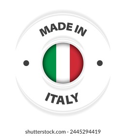 Made in Italy graphic and label. Element of impact for the use you want to make of it.