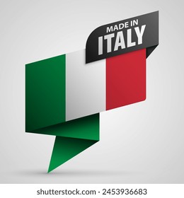 Made in Italy graphic and label. Element of impact for the use you want to make of it.