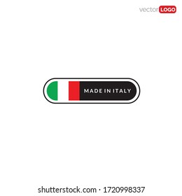 made in italy icon/symbol/Logo Design. Vector Template Illustration.