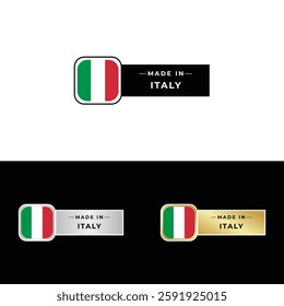 Made in Italy Make in Italy Organic Genuine Seal Tag Stamp Badge