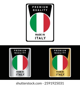 Made in Italy Make in Italy Organic Genuine Seal Tag Stamp Badge