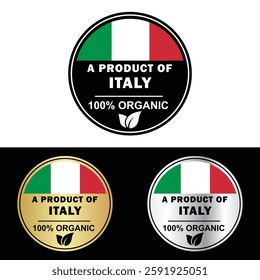 Made in Italy Make in Italy Organic Genuine Seal Tag Stamp Badge
