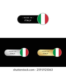 Made in Italy Make in Italy Organic Genuine Seal Tag Stamp Badge