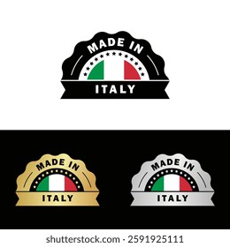 Made in Italy Make in Italy Organic Genuine Seal Tag Stamp Badge