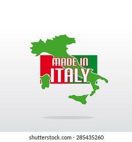 Made In Italy With Map