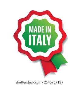 Made in Italy on cockade