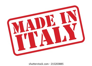 MADE IN ITALY Rubber Stamp vector over a white background.