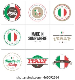 Made in Italy - Set of Label Stickers