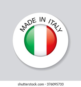 made in italy. template icon design