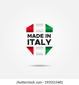 Made In Italy Vector Design Template Background