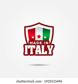 Made In Italy Vector Design Template Background