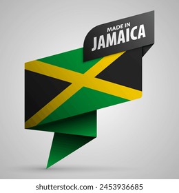Made in Jamaica graphic and label. Element of impact for the use you want to make of it.