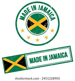 Made in Jamaica Stamp Sign Grunge Style svg