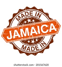 made in Jamaica vintage stamp isolated on white background svg
