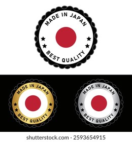 Made in Japan Badge Tag Seal 100% Organic Made with Love