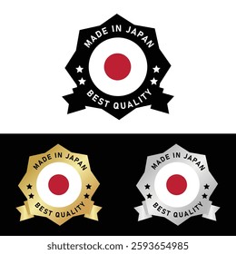Made in Japan Badge Tag Seal 100% Organic Made with Love
