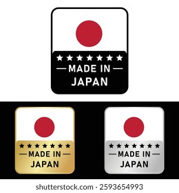 Made in Japan Badge Tag Seal 100% Organic Made with Love