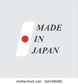Made in Japan Flat Vector Icon