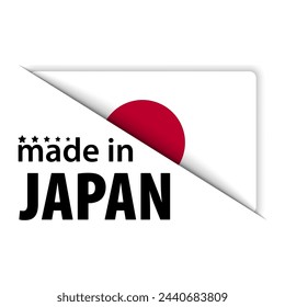 Made in Japan graphic and label. Element of impact for the use you want to make of it.