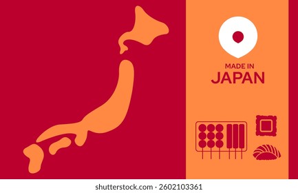 Made in Japan : map, icon and specialties