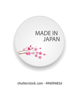 made in Japan. Quality mark.