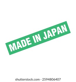 Made in Japan Rubber Stamp Vector Template