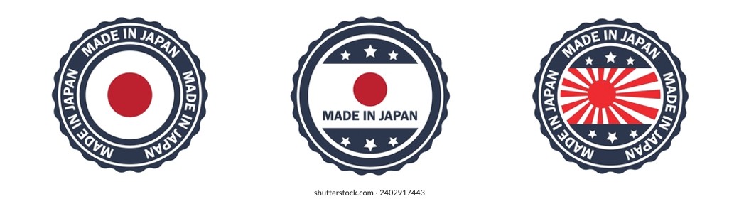 Made in japan stamp grunge sign design