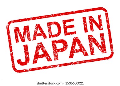 Made in Japan stamp icon sign – stock vector