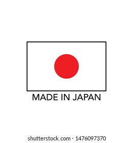Made in Japan vector icon, flat symbol