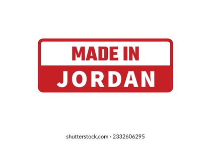 Made In Jordan Rubber Stamp