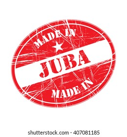 Made in Juba rubber stamp