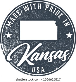Rótulo de embalagem feito em Kansas State