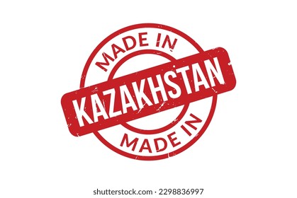 Made In Kazakhstan Rubber Stamp
