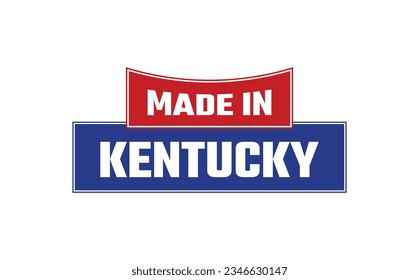 Fabricado En Vector De Sello De Kentucky
