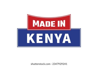 Fabricado En Kenia Vector De Sello