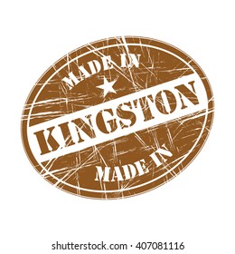 Made in Kingston rubber stamp