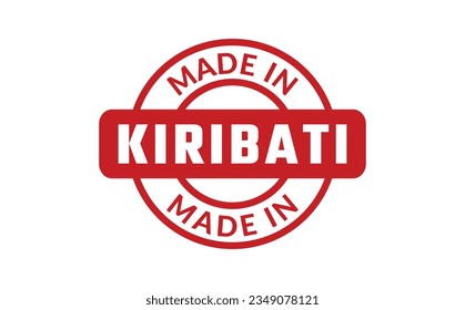 Made In Kiribati Rubber Stamp
