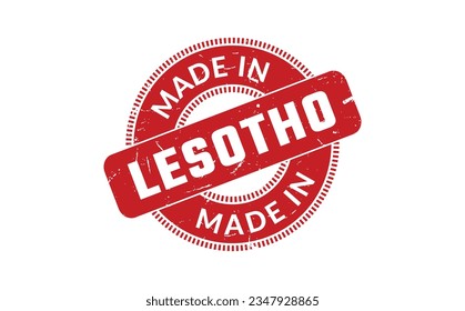 Made In Lesotho Rubber Stamp