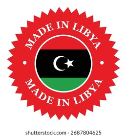 Hecho En Libia
Insignia de Producto Etiqueta engomada redonda Icon Roundel