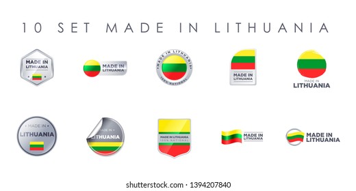 MADE IN LITHUANIA EMBLEM BADGE