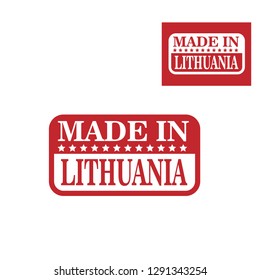 made in Lithuania stamp