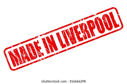 Made in Liverpool red stamp text on white